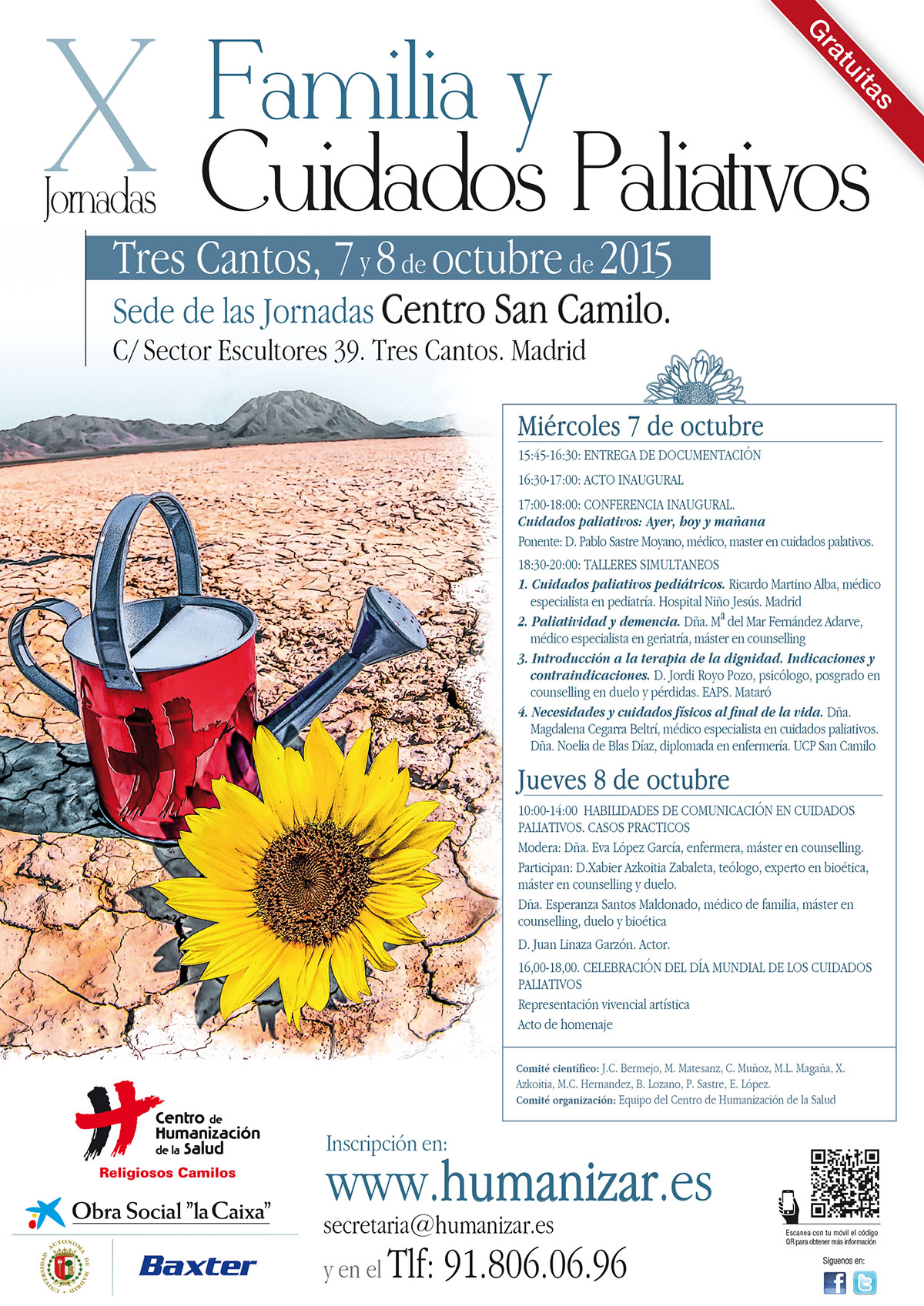 Cartel X Jornadas de Familia y Cuidados Paliativos