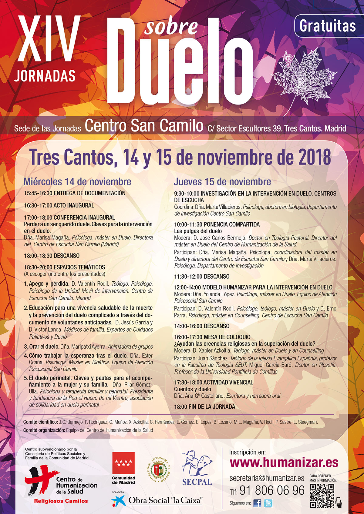 Cartel XIV Jornadas de Duelo