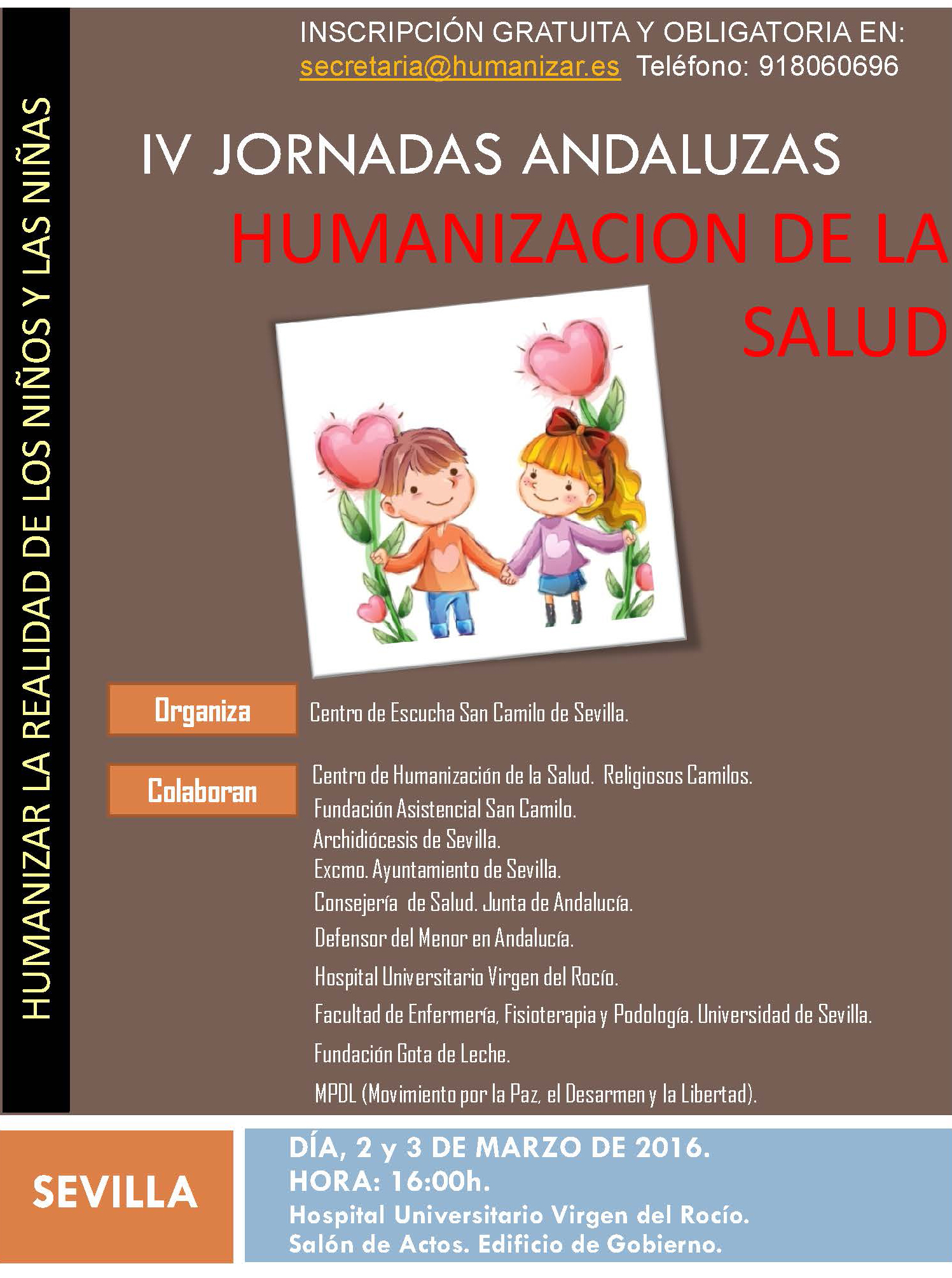 Cartel II Jornadas Andaluzas de Humanización