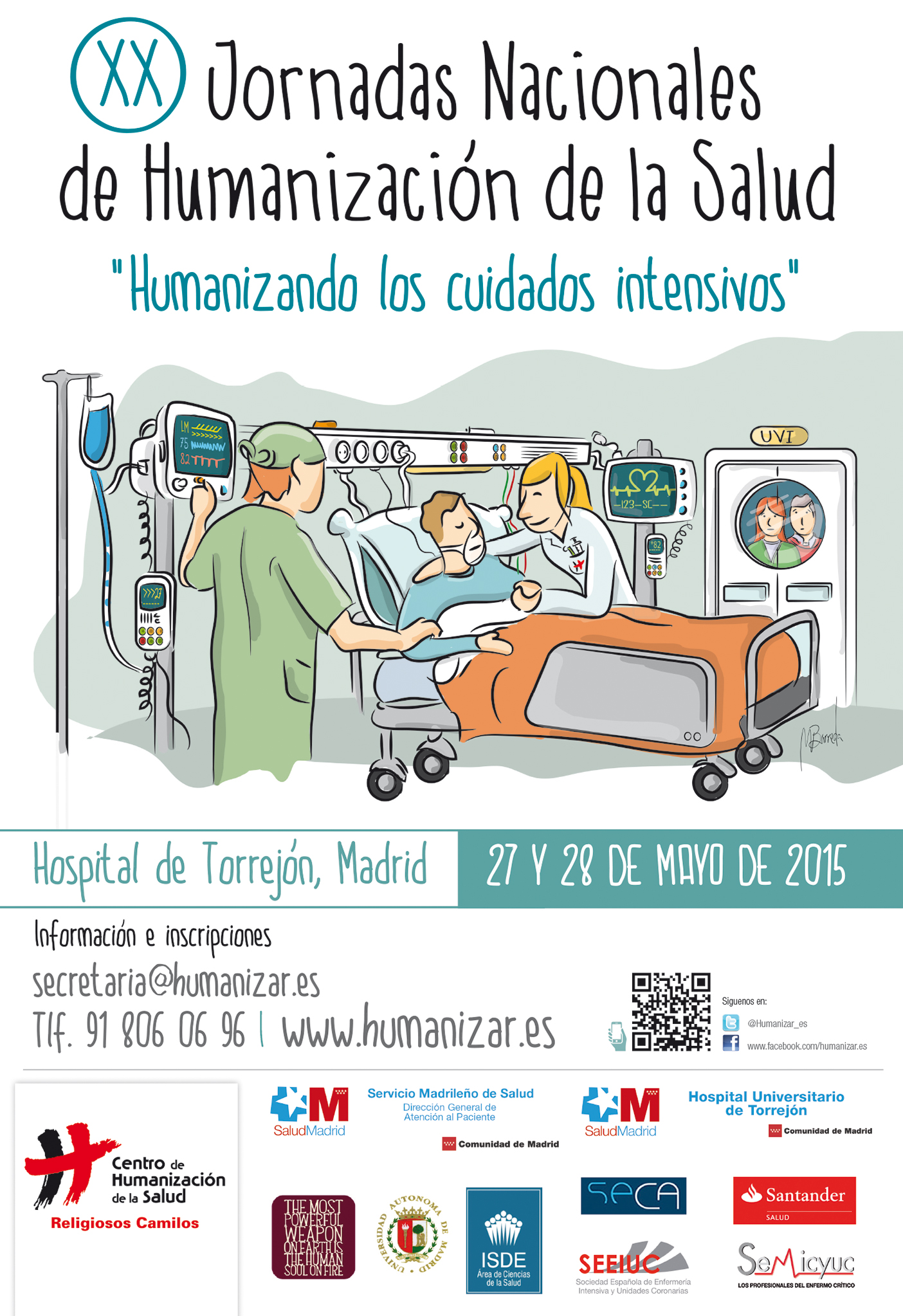 Cartel XVIII Jornadas de Humanización