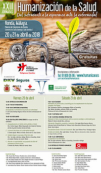 Cartel XVIII Jornadas de Humanización