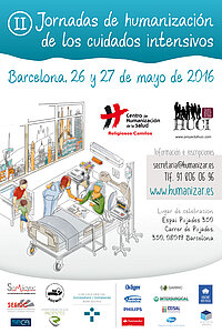 Cartel II Jornadas de Humanización de los Cuidados Intensivos