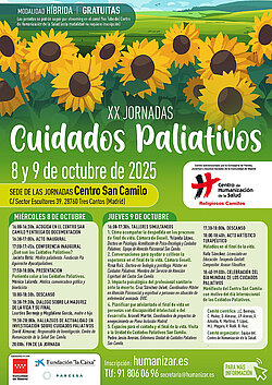 Cartel XX Jornadas de Cuidados Paliativos