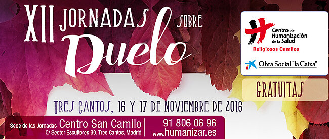 XI Jornadas sobre Duelo del Centro de Humanización de la Salud www.humanizar.es