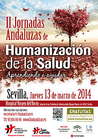 Cartel II Jornadas Andaluzas de Humanización