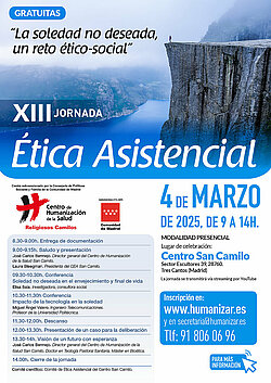 Cartel XIII Jornadas de Ética Asistencial