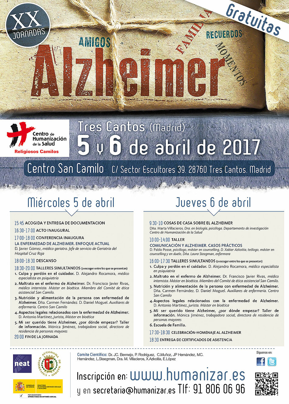Cartel XVIII Jornadas de Humanización