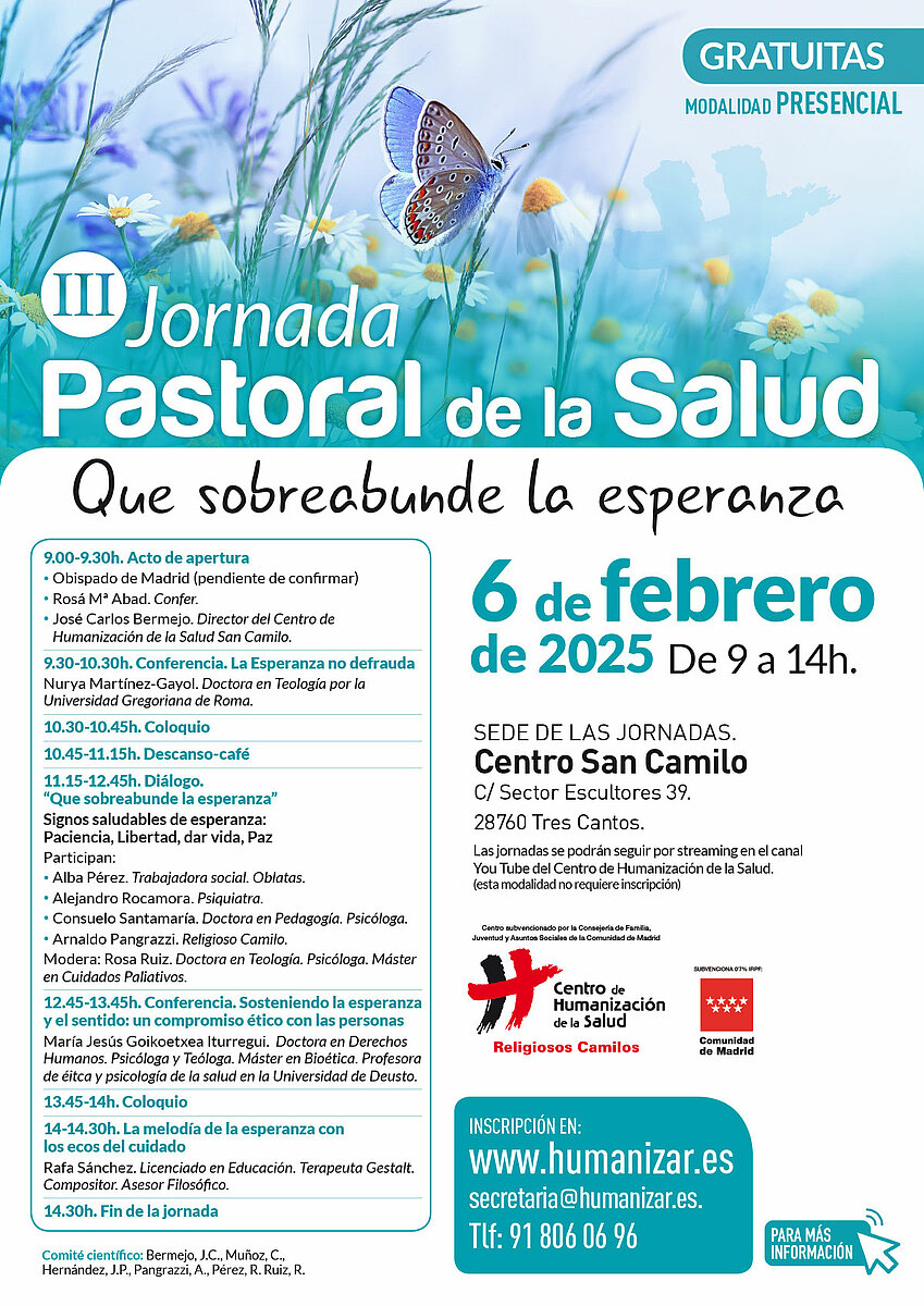 Cartel III Jornada de Pastoral de la Salud