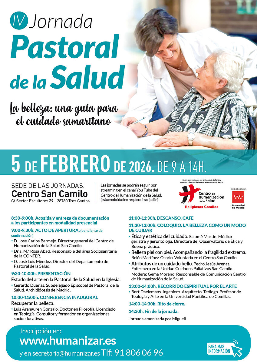 Cartel IV Jornada de Pastoral de la Salud