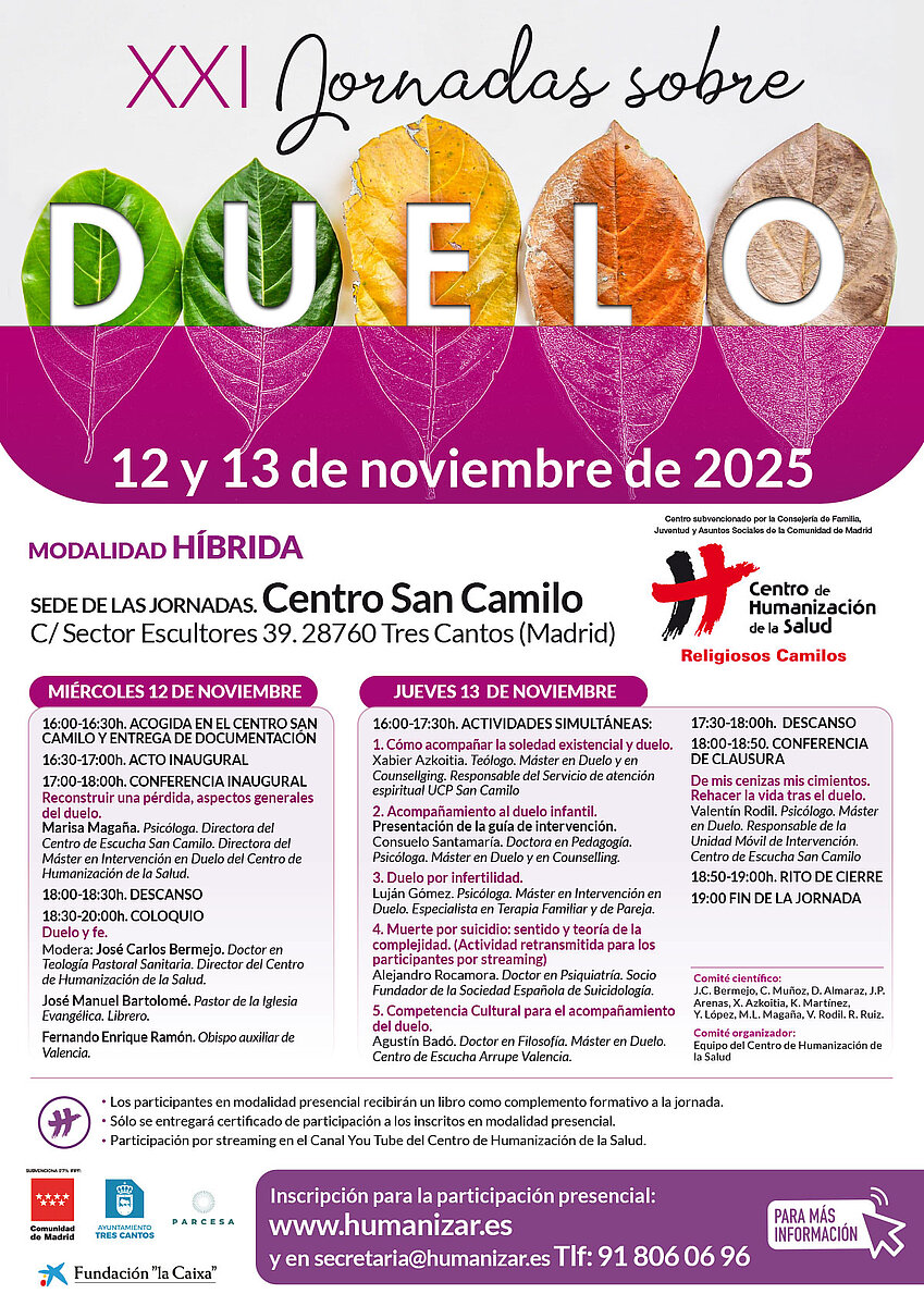 Cartel XXI Jornadas sobre Duelo