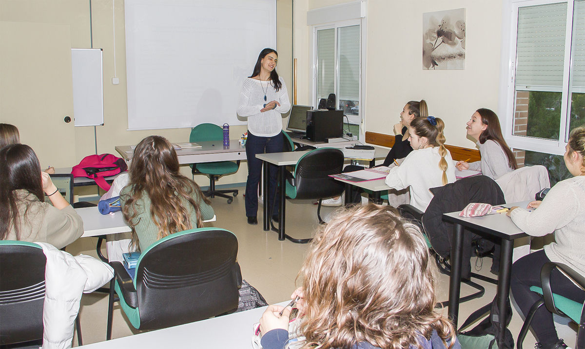 Imagen de aula para enseñar a cuidar