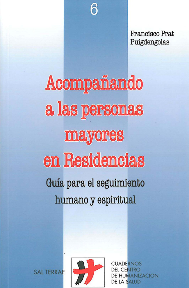 Portada del libro Acompañando a las personas mayores en residencias